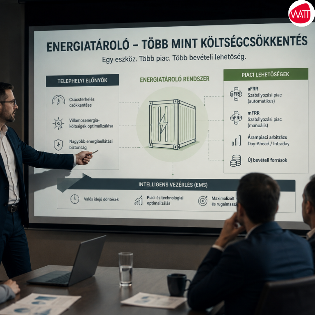 Akkumulátoros napenergia tároló a szabályozási piacon: bevételi forrás vagy csak költségcsökkentés?